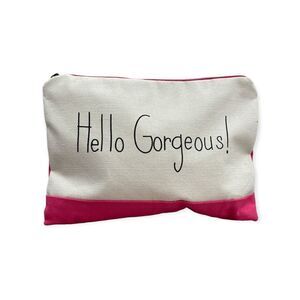 Fashion Cosmetic Storage Zipper Pink Cream Bag